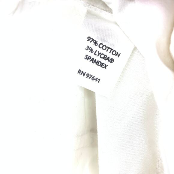 J. Jill Women's Size 12 Stretch Loose Leg Capri Drawstring Pants Cream White - Picture 6 of 6